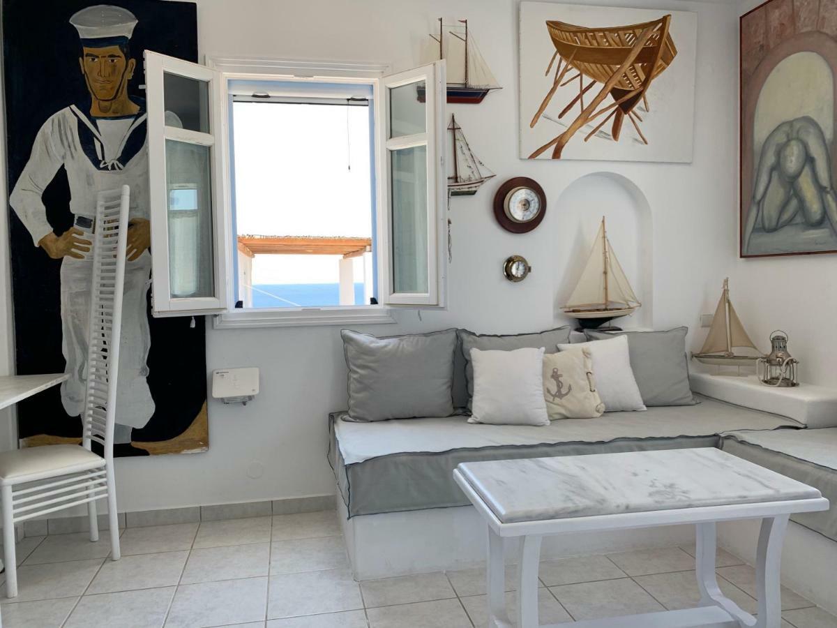 Aiolos Home With Private Veranda And Amazing Sea Views, Paros Piso Livadi Exteriör bild